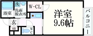 湊川六甲ハイツの物件間取画像